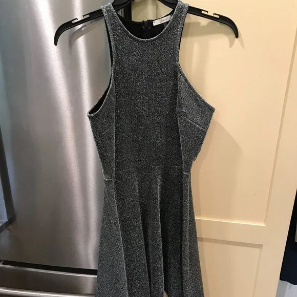 Soprano | Dresses | Soprano Metallic Thread Sparkly Fit And Flare Dress  Small See Description | Poshmark
